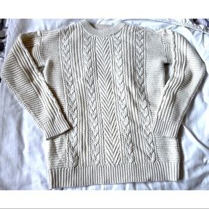 Uniqlo Wool Cableknit Sweater